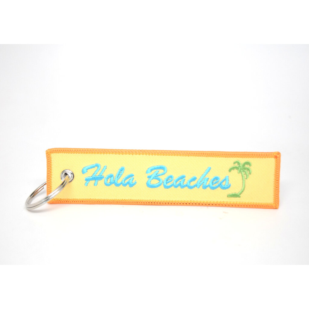 WHSKBNS- Hola Beaches Bag Tag Keychain