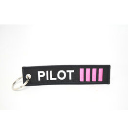 WHSKBNS- PILOT Bag Tag Keychain-Pink