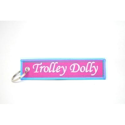 WHSKBNS- Trolley Dolly Bag Tag Keychain