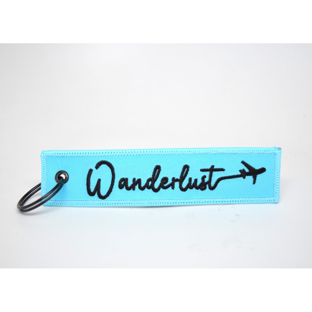WHSKBNS- Wanderlust Bag Tag Keychain