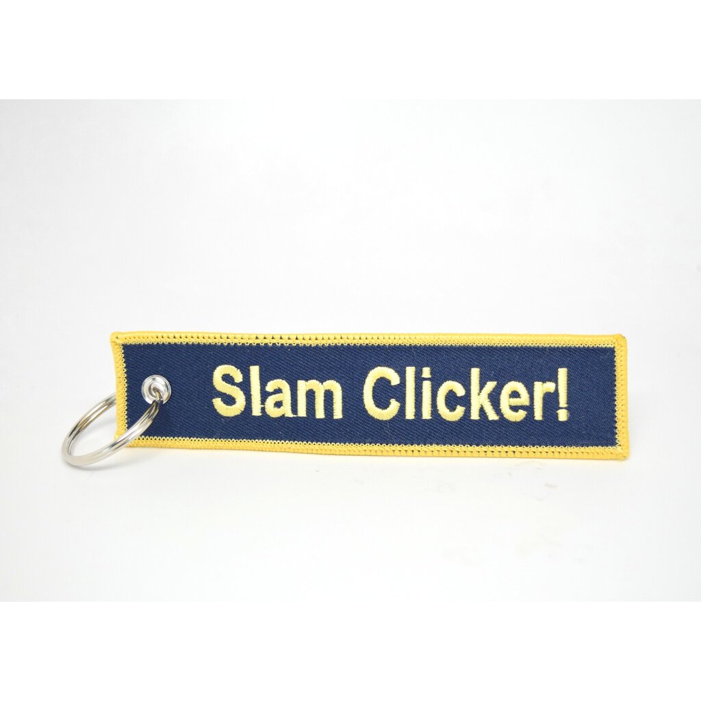 WHSKBNS- Slam Clicker! Bag Tag Keychain