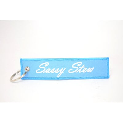 WHSKBNS- Sassy Stew bag Tag Keychain