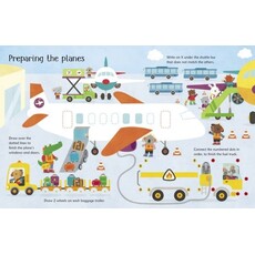Wipe Clean Airport Activities Kids Book
