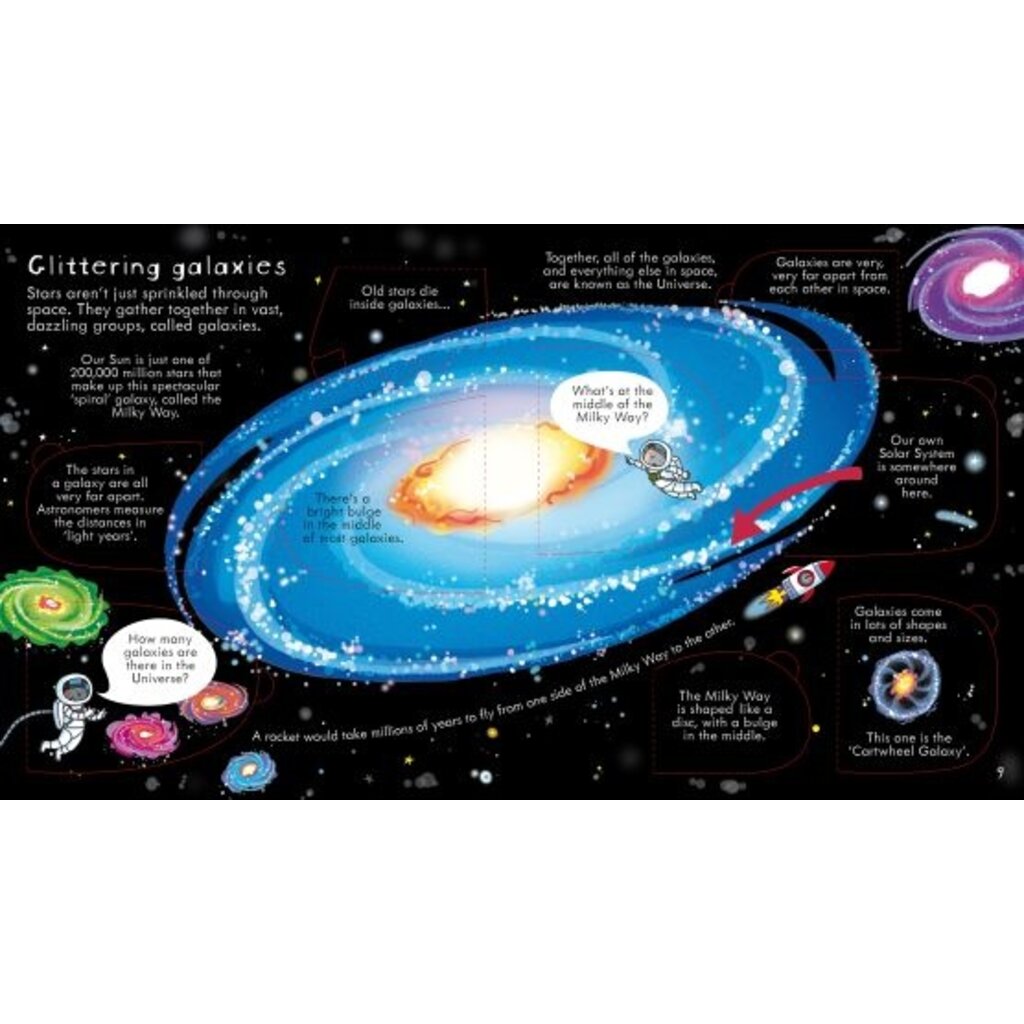 Look Inside Space Kids Book