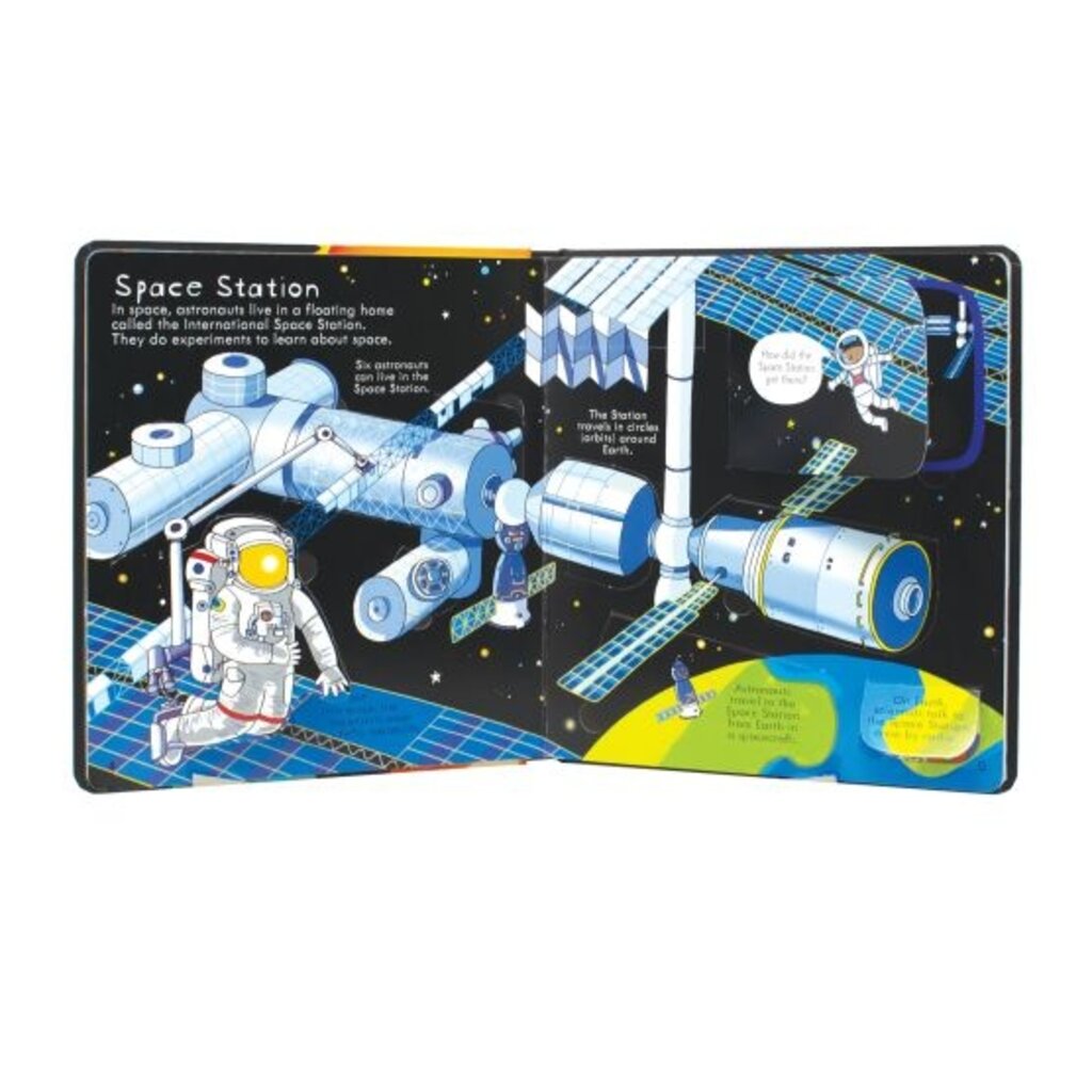 Look Inside Space Kids Book