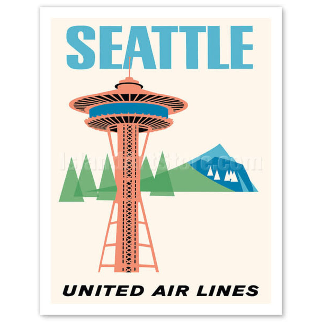 Seattle Luggage Tag: Space Needle