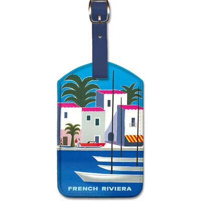 French Riviera Luggage Tag