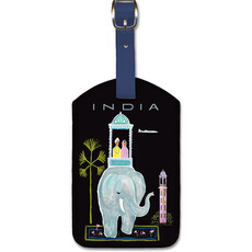 India Luggage Tag: Indian Elephant