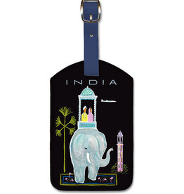 India Luggage Tag: Indian Elephant