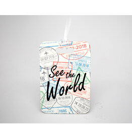 See the World Luggage Tag