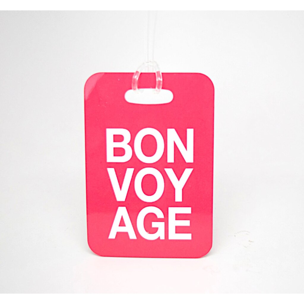 Bon Voyage Luggage Tag