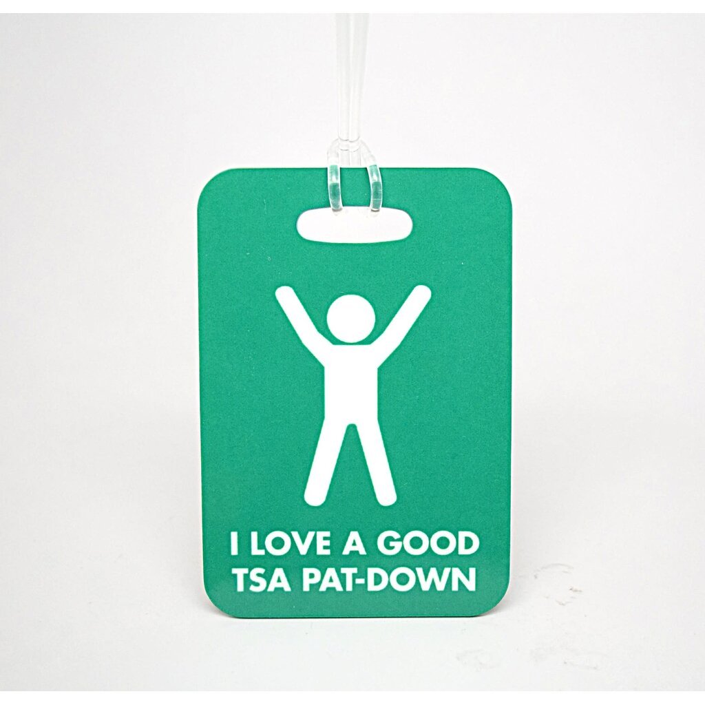 TSA Pat-Down Luggage Tag