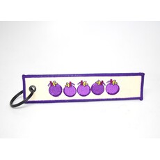 WHSKBNS- Wine Time Bag Tag Keychain