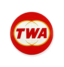 WHMS- TWA Logo Coaster
