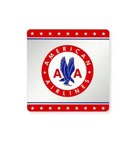 WHMS- American Airlines Logo Coaster