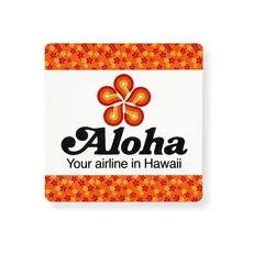 WHMS- Aloha Airlines Logo Coaster