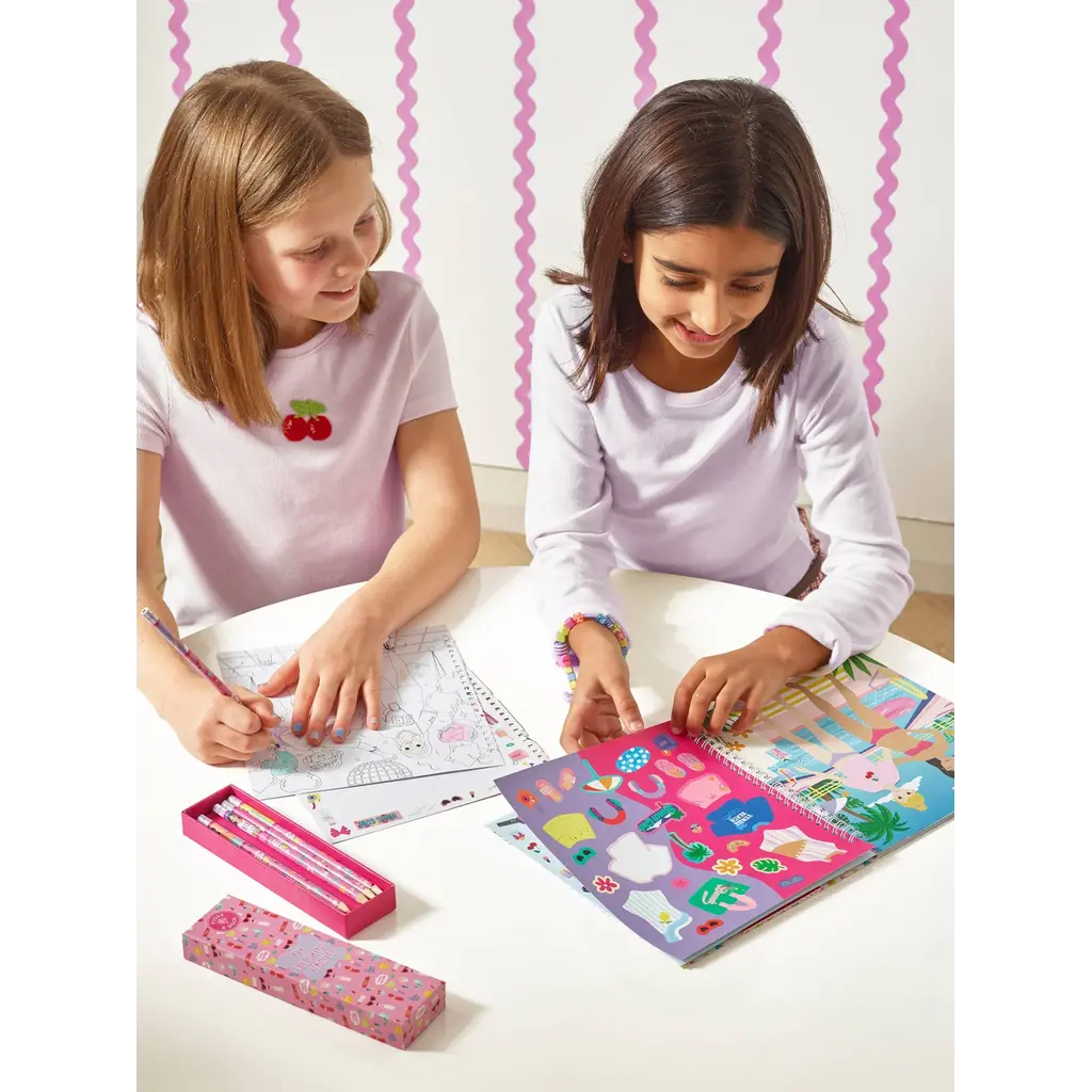 WHF&R Fashion Friends Dress up Sticker Book