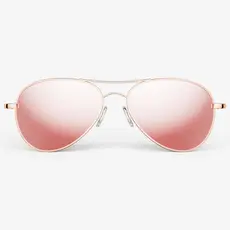 Randolph Amelia 22k Rose Gold Sunglasses