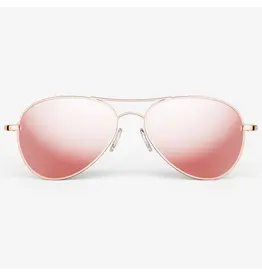 Randolph Amelia 22k Rose Gold Sunglasses