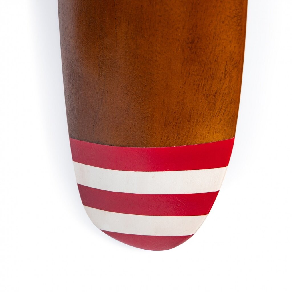 Barnstormer Propeller # 1 - Ivory & Red Stripes