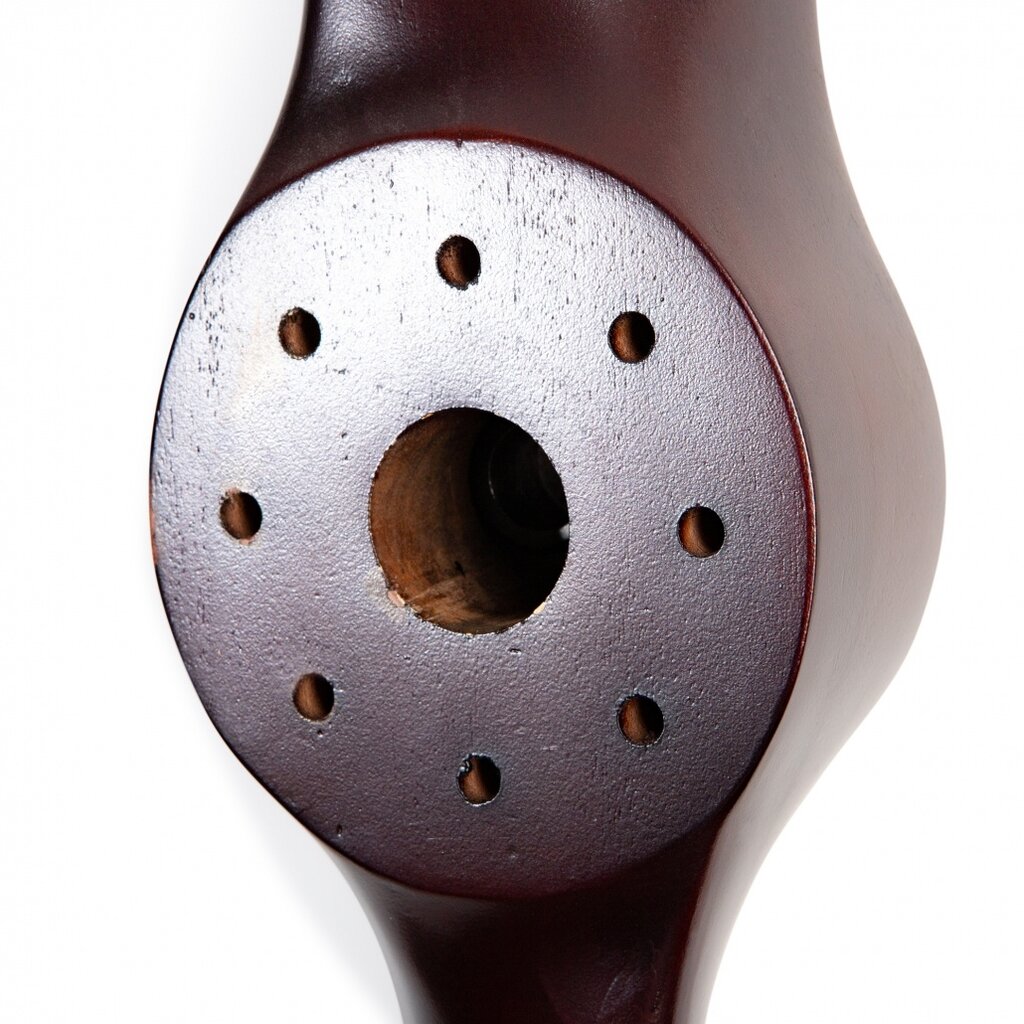 Barnstormer Propeller # 1 - Ivory & Red Stripes
