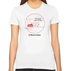 Womens Western Wally Retro T-shirt