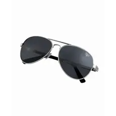 Top Gun® Aviator "Runway" Polarized Sunglasses -Silver