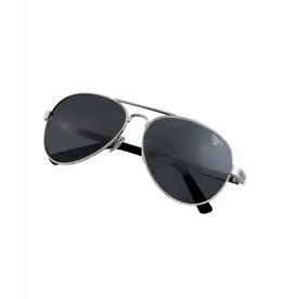 Top Gun® Aviator "Runway" Polarized Sunglasses -Silver*