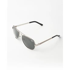 Top Gun® Aviator "Runway" Polarized Sunglasses -Silver