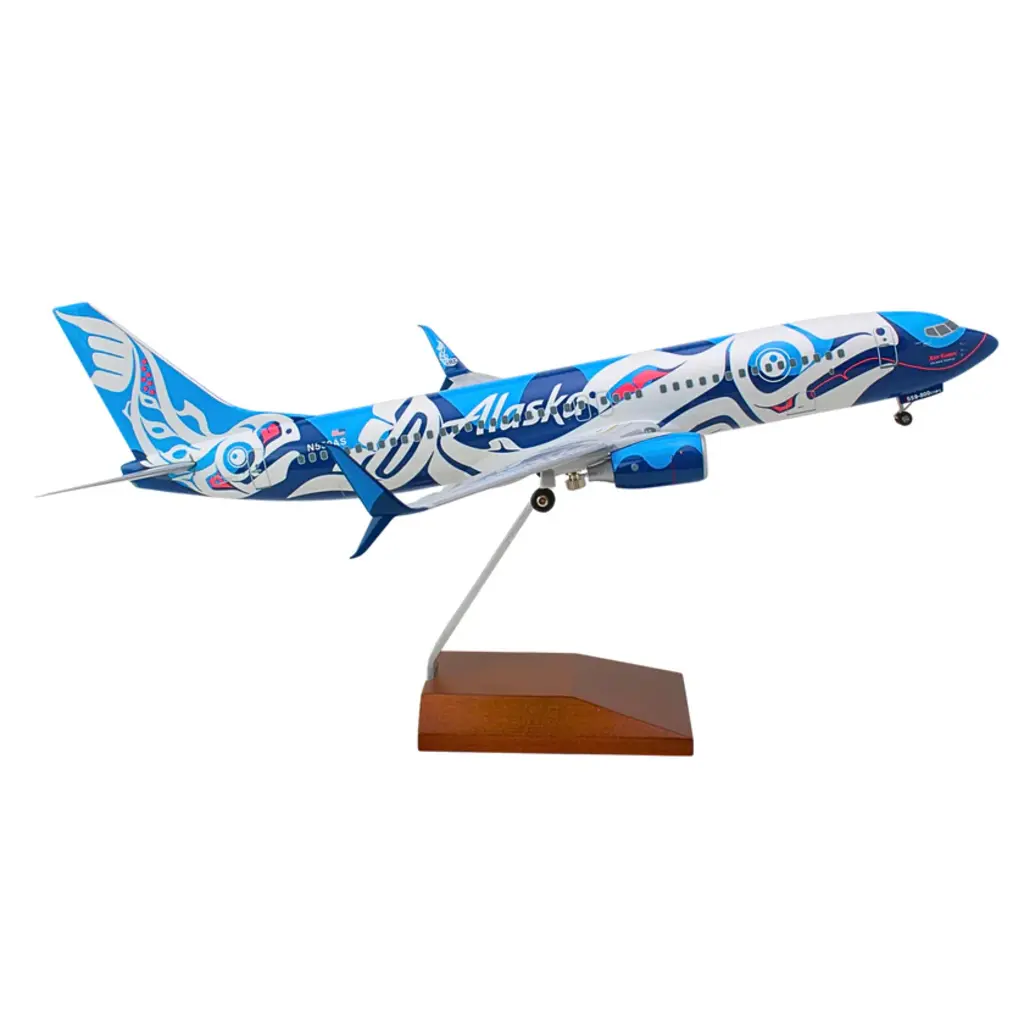 Alaska 737-800 Salmon 1/100