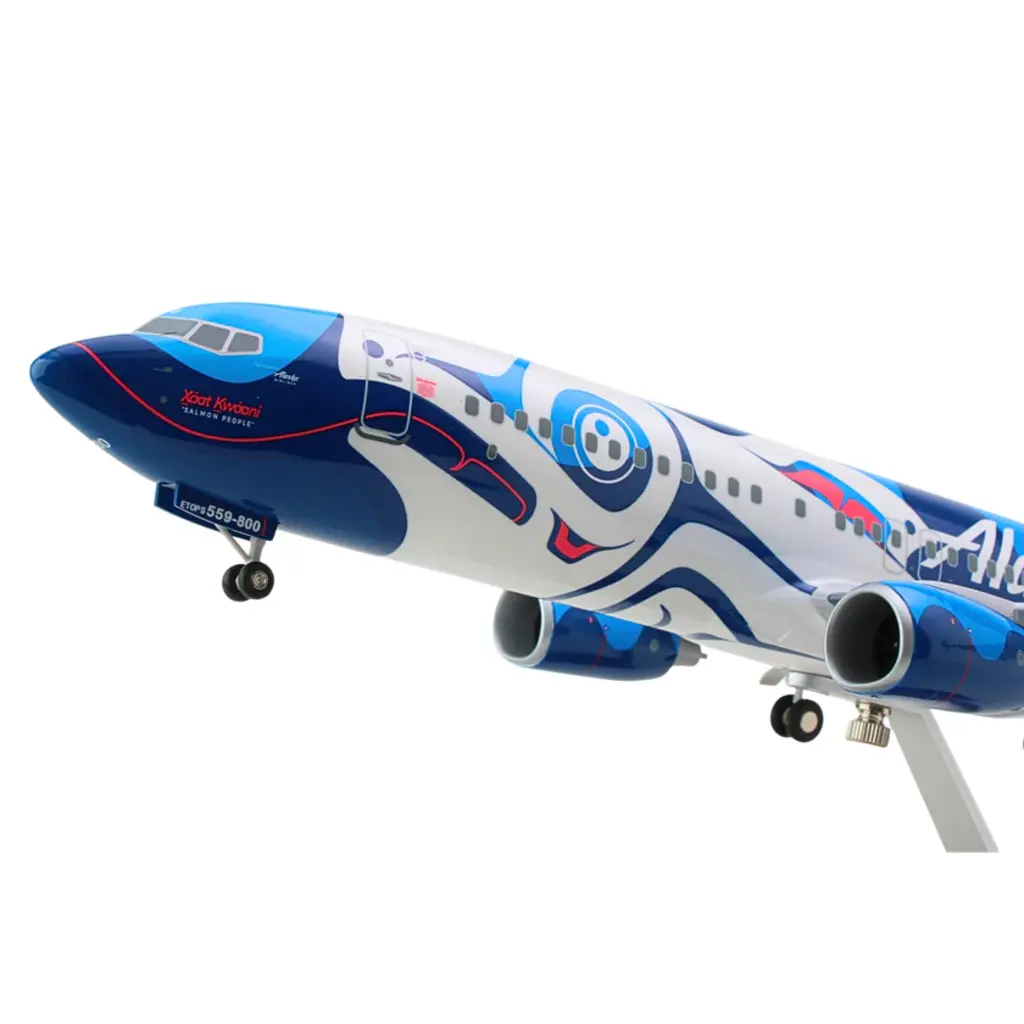 Alaska 737-800 Salmon 1/100