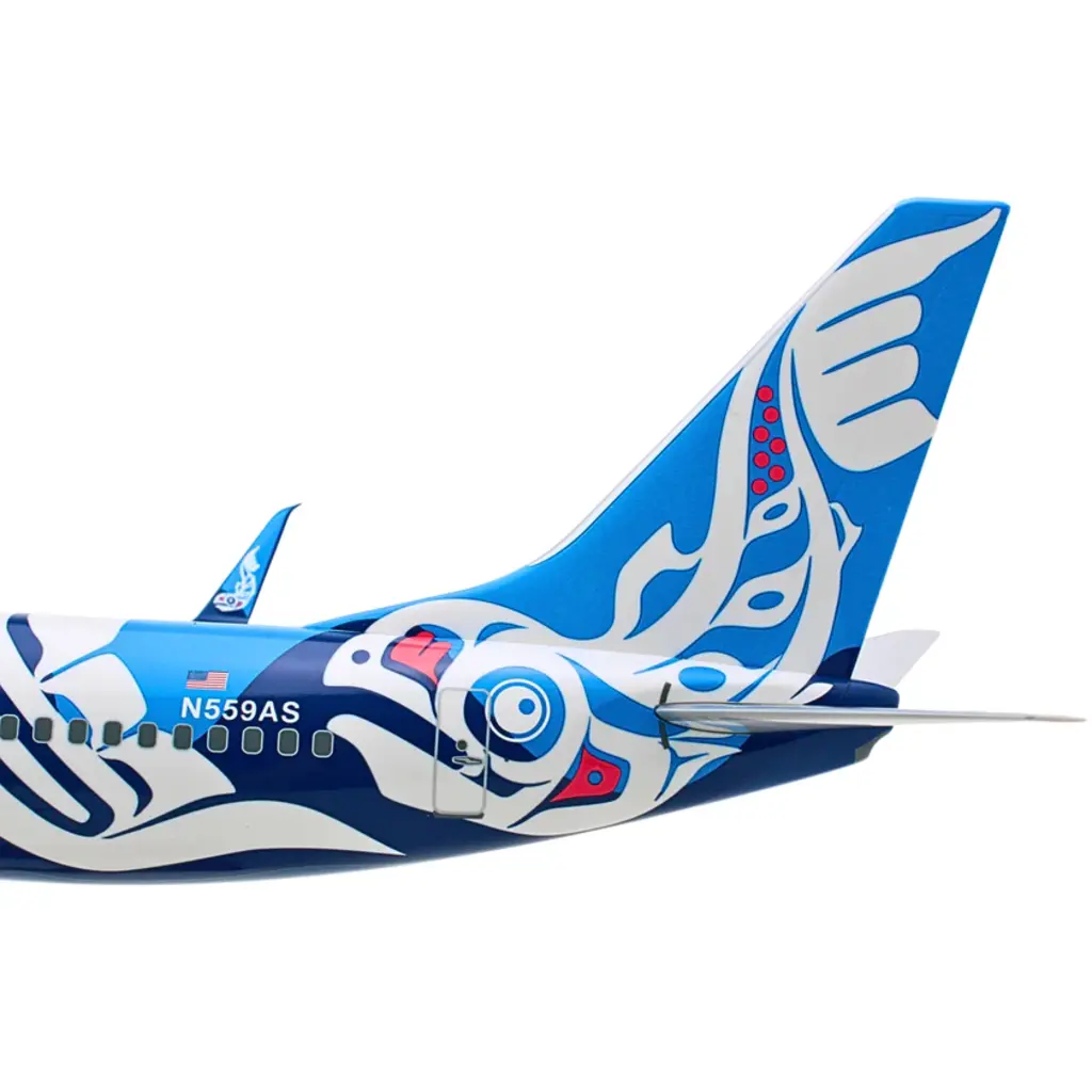 Alaska 737-800 Salmon 1/100