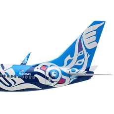 Alaska 737-800 Salmon 1/100