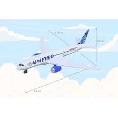 United Airlines Airplane Play Toy