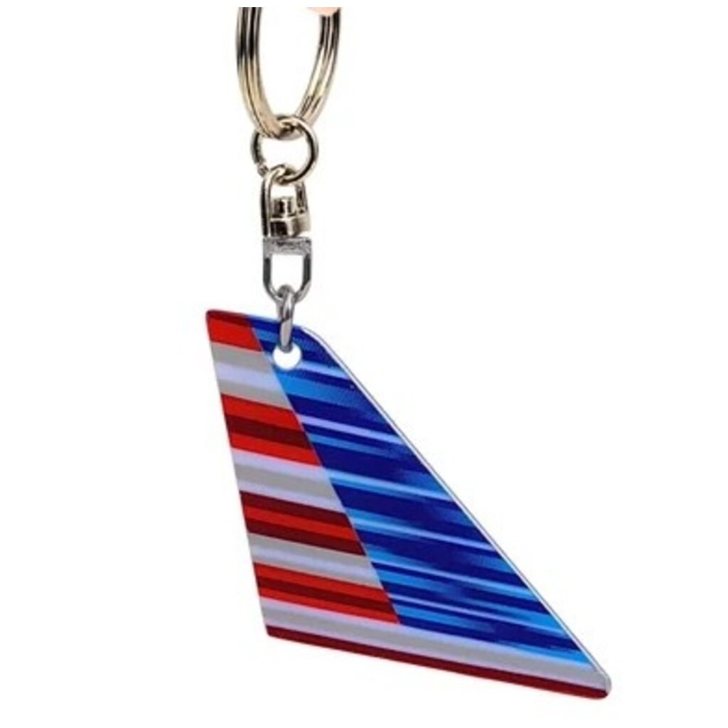 American Logo Tail Keychain