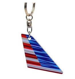 American Logo Tail Keychain