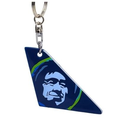 Alaska Logo Tail Keychain