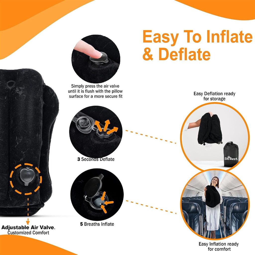 WH1SR- SkyRest Inflatable Travel pillow