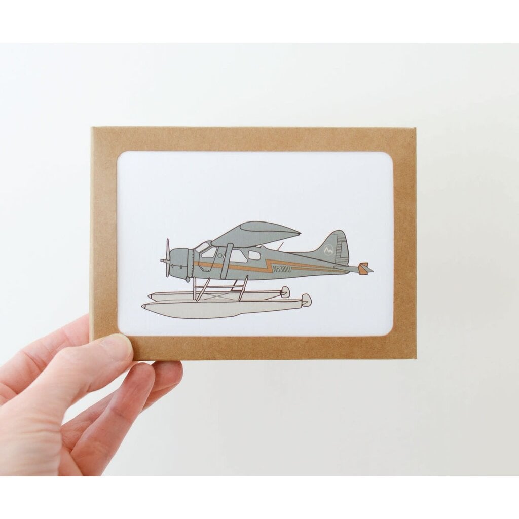 WH1CD- Alaskan Airplanes Notecard Set