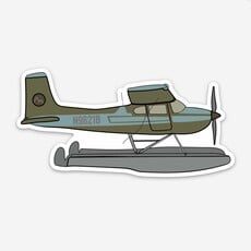 WH1CD- Alaskan Airplane Cessna Sticker
