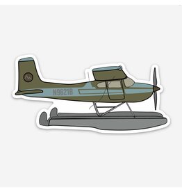 WH1CD- Alaskan Airplane Cessna Sticker