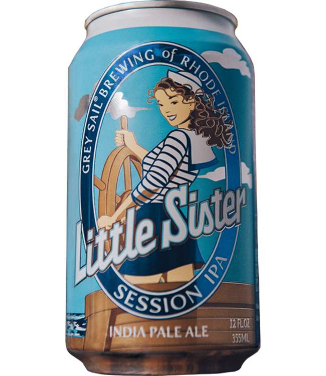 Grey Sail Little Sister session IPA 12oz can 6pk
