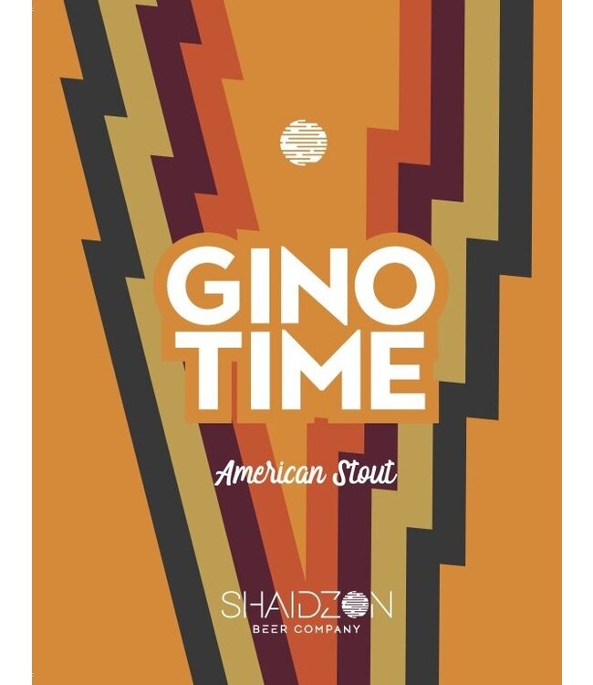 Shaidzon Gino Time stout 16oz can 4pk