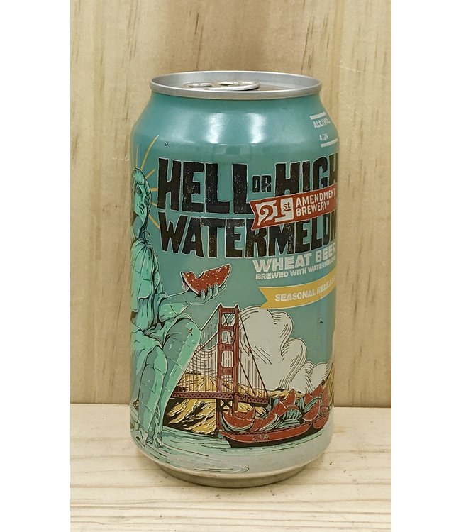 21st Amendment Hell or High Watermelon 12oz can 12pk