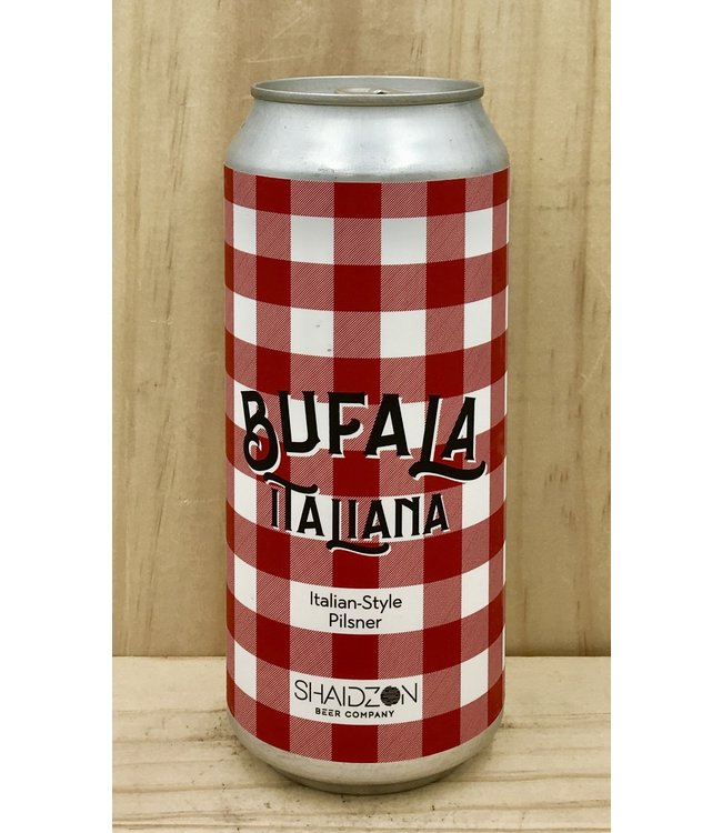 Shaidzon Bufala Italiana pils 16oz can 4pk