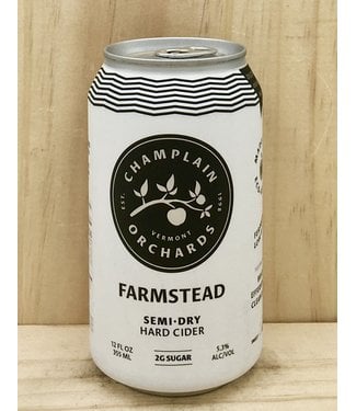 Champlain Farmstead original semi-dry 12oz can 4pk