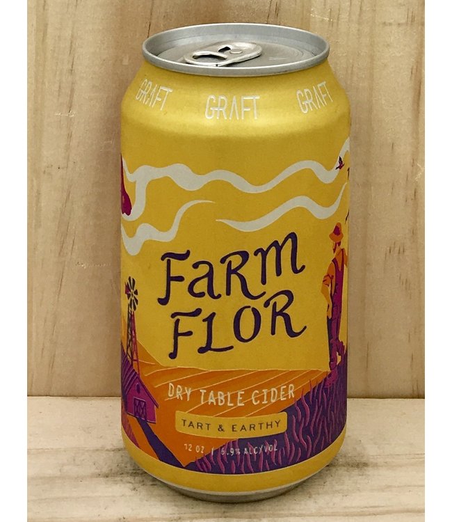 Graft Farm Flor cider 12oz can 4pk
