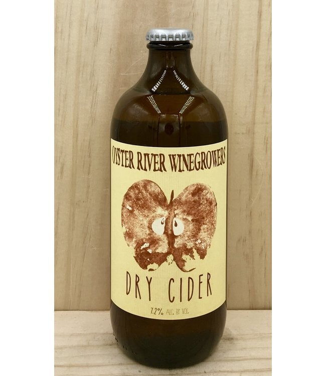 Oyster River Dry Cider pint bottle