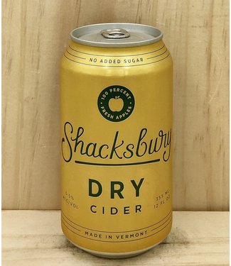 Shacksbury Classic Dry Craft Cider 12oz can 4pk
