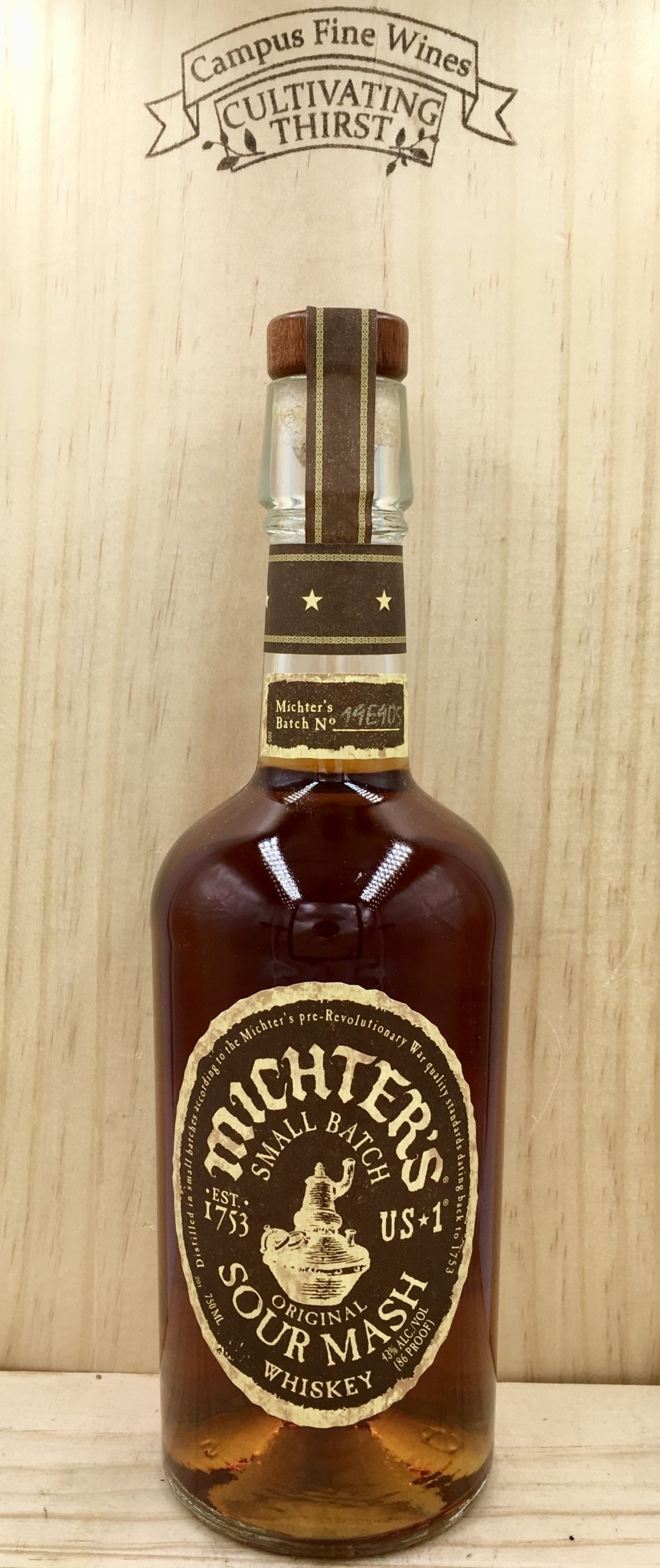 Michter's Small Batch Sour Mash Whiskey 750ml - Campus Fine Wines